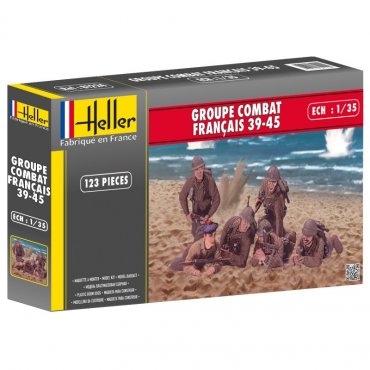 1:35 French combat group 39-45 (6 fig.+equipm.)
