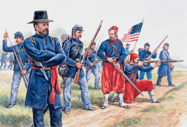 1:72 Union Infantry & Zuaves