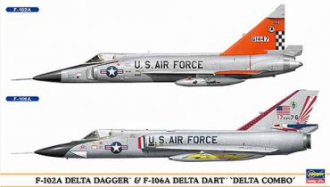 1:72 F-102A Delta Dagger / F-106A Delta Dart2 kits in box 2 kits