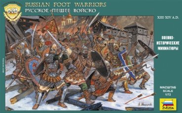 1:72 RUSSIAN FOOT WARRIORS 13TH- 14TH CENTURY