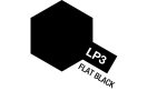 TAMIYA LACQUER PAINT LP-03 FLAT BLACK