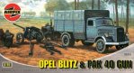 1:76 OPEL Blitz & pak 40 gun