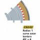 Radius 1 Curve Outer Borders 45 x 4
