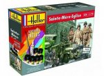1:72 Sainte Mere Eglise -1/4 T Truck+Gmc 353+Paratroopers Comple