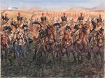 1:72 NAPOLEONIC WARS - British LIGHT CAVALRY 1815 (54 fig.)