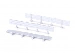 Guardrail 25cm white - 10pcs