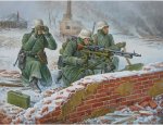 1:72 German Machine Gun with Crew (Winter Uniform)